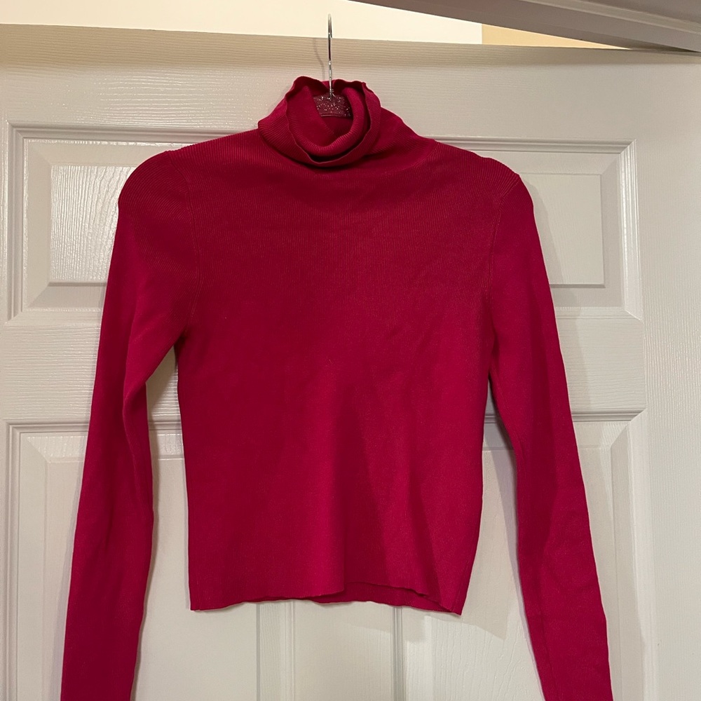 Zara Magenta / Hot Pink Turtleneck